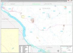 Jo Daviess County, IL Digital Map Premium Style